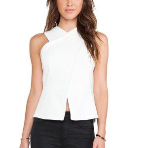 BCBGMAXAZRIA Cross Front Top
